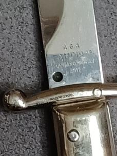 9" AGA Campolin Swinguard. Ram Horn. 