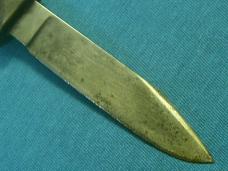 VINTAGE SMALL MINI HORN STAG FIXED BLADE BOWIE KNIFE KNIVES OLD VINTAGE SMALL MINI HORN STAG FIXED BLADE BOWIE KNIFE KNIVES OLD