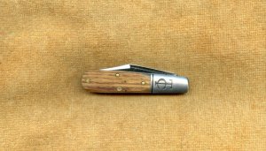 GEC SFO Lick Creek Cutlery Antique wormy chestnut #141122 K