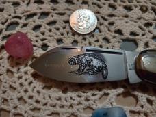 WOLVERINE 1998 2 Blade KNIFE COLLECTORS CLUB ~ BONE HANDLE ~ MINT TO GREAT ~ $70.00
