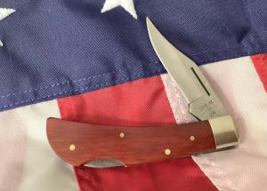 Case xx 1982 Lock back Knife (MDL# P1051 1/2 L SSP) w/ Great Wood Handles -NOS in M/NM Condition