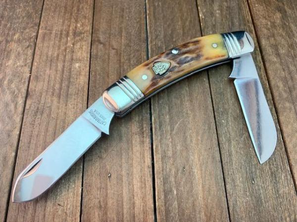 Cattaraugus Cutlery KCC 35th Anniversary Whittler Sambar Stag 2005 