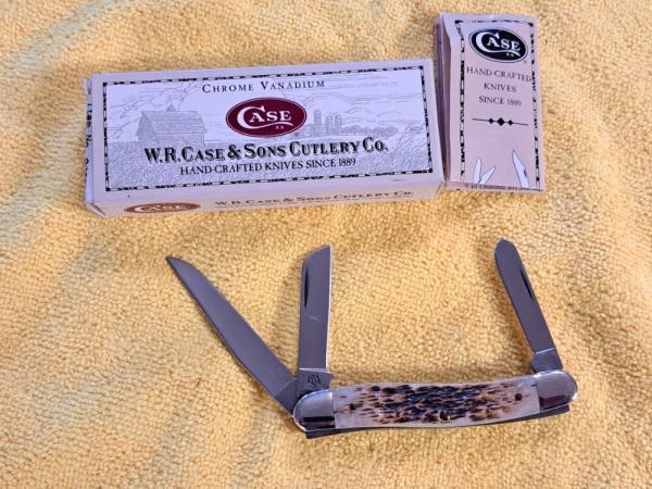 Case XX Medium Stockman; 6318; 2001; Near Mint with Box & Paperwork Case XX Medium Stockman; 6318; 2001; Near Mint with Box & Paperwork