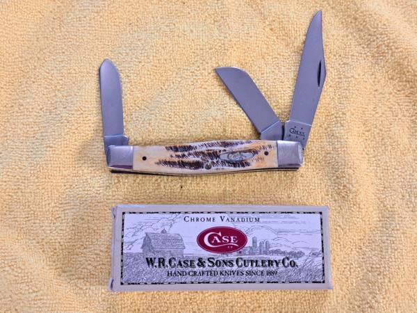 Case XX Large Bonestag Stockman; 6.5375; 2005; Near Mint with Box & Paperwork Case XX Large Bonestag Stockman; 6.5375; 2005; Near Mint with Box & Paperwork