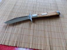 Rare CASE Swing Guard Bradford Tested 61050L SAB Knife, with burnt corn cob handles.
