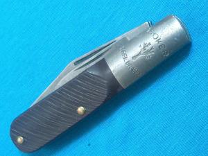 VINTAGE BOKER TREE BRAND 493 BARLOW BAREHEAD SAWCUT DELRIN FOLDING POCKET PEN KNIFE KNIVES OLD