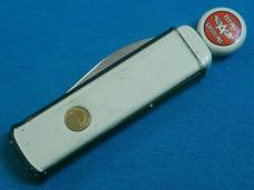 VINTAGE FLYING A GASOLINE GAS PUMP AD FRANKLIN MINT FM FOLDING POCKET KNIFE KNIVES OLD VINTAGE FLYING A GASOLINE GAS PUMP AD FRANKLIN MINT FM FOLDING POCKET KNIFE KNIVES OLD