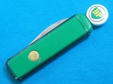 VINTAGE BP GASOLINE GAS PUMP AD FRANKLIN MINT FM FOLDING POCKET KNIFE KNIVES OLD VINTAGE BP GASOLINE GAS PUMP AD FRANKLIN MINT FM FOLDING POCKET KNIFE KNIVES OLD
