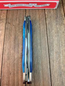 Henckels by Boker Stockman Blue Pin Feather Jigged Bone Solingen Germany