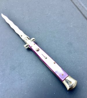 SKM  Purple  Acrylic 13 inch Kris blade 