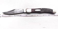 Vintage US WESTERN Boulder CO 062 Two-blade Folder Jigged Bone Vintage US WESTERN Boulder CO 062 Two-blade Folder Jigged Bone