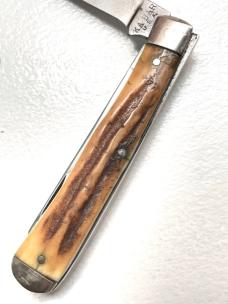 VINTAGE KA-BAR Two-Blade Folder STAG 