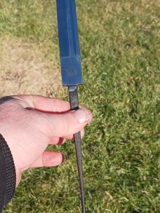 Friedrick Herder WWI Bayonet Blank Friedrick Herder WWI Bayonet Blank