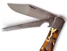 PARIS BEAD CELLULOID COKE BOTTLE FISH SCALER KNIFE PARIS BEAD CELLULOID COKE BOTTLE FISH SCALER KNIFE
