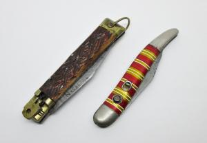(2) Vintage Automatic Switchblades - Hammer Brand USA & Homcrun - Parts or Repair (read..)