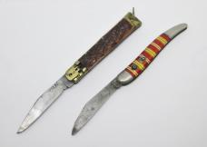 (2) Vintage Automatic Switchblades - Hammer Brand USA & Homcrun - Parts or Repair (read..)