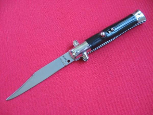 Vintage Italian Button Open Button Close Tourist Stiletto Knife - New Old Stock
