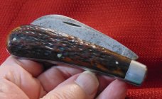 USED CONDITION CASE BRADFORD PA. 61011 OLD RODGERS BONE RARE TO FIND 1905-1920