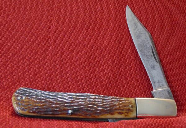 VINTAGE USED CONDITION NORTHFIELD UN-X-LD   KNIFE CO. LOCKBACK FOLDING HUNTER 1876-1919