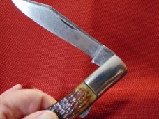 VINTAGE USED CONDITION NORTHFIELD UN-X-LD   KNIFE CO. LOCKBACK FOLDING HUNTER 1876-1919