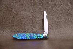 CASE BLACK SEA DICHROLAM TEAR DROP FOLDING KNIFE 25115