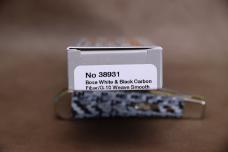 CASE BLACK & WHITE FIBER WEAVE SWAY BACK FOLDING KNIFE 38931