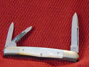 VINTAGE BLACK BROS. HUMPBACK  WHITTLER GENUINE PEARL