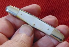 VINTAGE BLACK BROS. HUMPBACK WHITTLER GENUINE PEARL VINTAGE BLACK BROS. HUMPBACK WHITTLER GENUINE PEARL