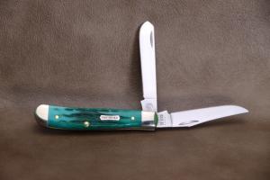 W.R. Case Mini Trapper 48948 – Jade Bone Kinfolk Jig 6207SS