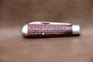 40/64 Case XX 6214 Red Bone Handles