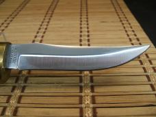 SCHRADE UNCLE HENRY 153UH GOLDEN SPIKE 1980'S HIGH CARBON STEEL USA KNIFE, SHEATH, STONE, BOX, PAPER