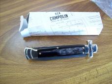 A. G. A. Campolin  Lever Maltese Cross Large 9 Incher Bayonet Lockback W/Brazilian Horn Handles NIB