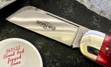 Great Eastern Cutlery Northfield 363122 Toenail Clipper, Blood Red Jigged Bone Handle, GEC 36, New 