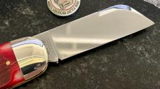 Great Eastern Cutlery Northfield 363122 Toenail Clipper, Blood Red Jigged Bone Handle, GEC 36, New 