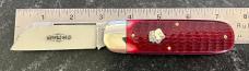 Great Eastern Cutlery Northfield 363122 Toenail Clipper, Blood Red Jigged Bone Handle, GEC 36, New 