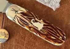 Great Eastern Cutlery Tidioute 363122 Toenail Clipper, India Jigged Bone Handle, GEC 36, New 