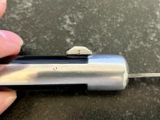 Rare Vintage Out The Front (OTF) Switchblade, Made In Spain, Patent # and INOX Mark Rare Vintage Out The Front (OTF) Switchblade, Made In Spain, Patent # and INOX Mark