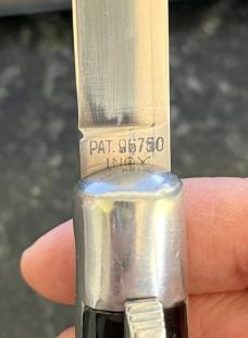 Rare Vintage Out The Front (OTF) Switchblade, Made In Spain, Patent # and INOX Mark Rare Vintage Out The Front (OTF) Switchblade, Made In Spain, Patent # and INOX Mark
