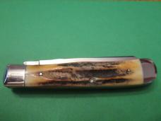 Case XX 1977 Blue Scroll Stag Trapper Pattern # 5254 SS Case XX 1977 Blue Scroll Stag Trapper Pattern # 5254 SS