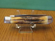 Case XX 1977 Blue Scroll Stag Trapper Pattern # 5254 SS Case XX 1977 Blue Scroll Stag Trapper Pattern # 5254 SS