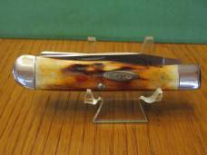 Case XX 1977 Blue Scroll Stag Trapper Pattern # 5254 SS Case XX 1977 Blue Scroll Stag Trapper Pattern # 5254 SS