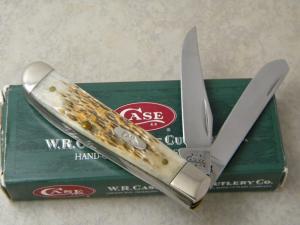 Case XX USA 2002 Amber Bone 6207 Mini Trapper Knife NIB