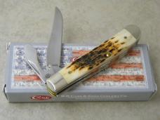 Case XX USA 2018 Amber Bone 6207 Mini Trapper Can Opener Knife NIB Case XX USA 2018 Amber Bone 6207 Mini Trapper Can Opener Knife NIB