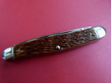 Boker USA Large Stockman's Knife Bone Handles Mint