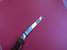 Boker USA Large Stockman's Knife Bone Handles Mint