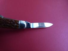 Boker USA Large Stockman's Knife Bone Handles Mint