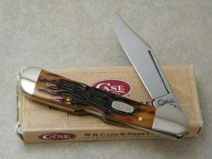 Case XX USA 61549L Amber Bone Copperlock Knife NIB