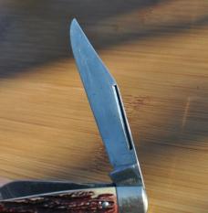 Colonial Stockman Mint Three Blade Synthetic Jigged Handle Tang Colonial Prov. USA Colonial Stockman Mint Three Blade Synthetic Jigged Handle Tang Colonial Prov. USA