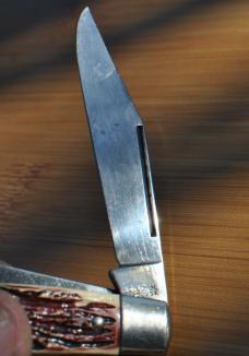 Colonial Stockman Mint Three Blade Synthetic Jigged Handle Tang Colonial Prov. USA Colonial Stockman Mint Three Blade Synthetic Jigged Handle Tang Colonial Prov. USA
