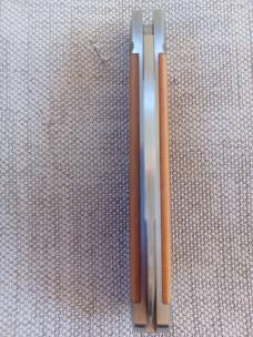 SALE Mitchell Vintage Butterscotch Bullet Head Jack.3.75"..Cpm154..bolsters & caps.coa.pouch.